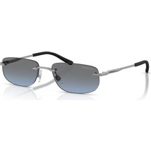 Arnette AN3096 745/8F Ανδρικά Γυαλιά Ηλίου Ορθογώνια Μεταλλικά Ασημί με Γκρι Φακό