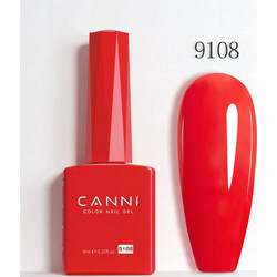 Canni 9108 Chili Pepper Ημιμόνιμο Βερνίκι Νυχιών 9ml