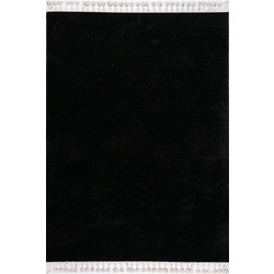 Polcarpet Silky Χαλί Ορθογώνιο Shaggy 200x280cm Μαύρο