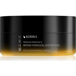 Korika Korean Heritage Collagen & Snail Mucin Eye Patches για Αντιγήρανση Ενυδάτωση & Λάμψη με Κολλαγόνο & Εκχύλισμα Σαλιγκαριού 60τμχ