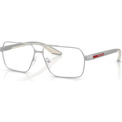 Prada PS51TV 18X1O1 Ανδρικός Σκελετός Γυαλιών Οράσεως Μεταλλικός Ασημί