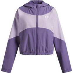 Under Armour Rival Woven Γυναικείο Μπουφάν Softshell Μακρύ Αδιάβροχο Μωβ 6004849-520