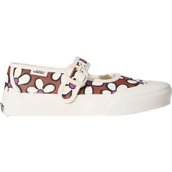 Vans Mary Jane Παιδικές Μπαλαρίνες Πάνινες με Ρυθμιζόμενο Λουράκι Μπεζ Καφέ VN000CYKFSB1