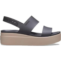 Crocs Brooklyn Low Καλοκαιρινές Γυναικείες Πλατφόρμες Χαμηλές Ανθρακί 220708-03