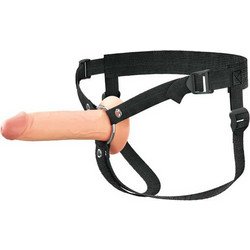 Pipedream Fantasy X-tensions Elite 7" Hollow Harness Strap On με Dildo 17.8cm Flesh