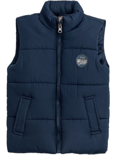 Funky Αμάνικο Παιδικό Μπουφάν Χειμωνιάτικο Puffer Navy Μπλε 126-318102-1