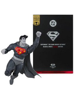 McFarlane DC Multiverse Gold Label Superman The Dark Knight Returns Black & White Accent Edition 18cm