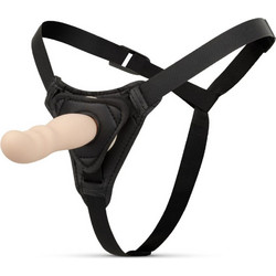 EasyToys SIlicone Harness Strap On με Dildo 13cm Flesh