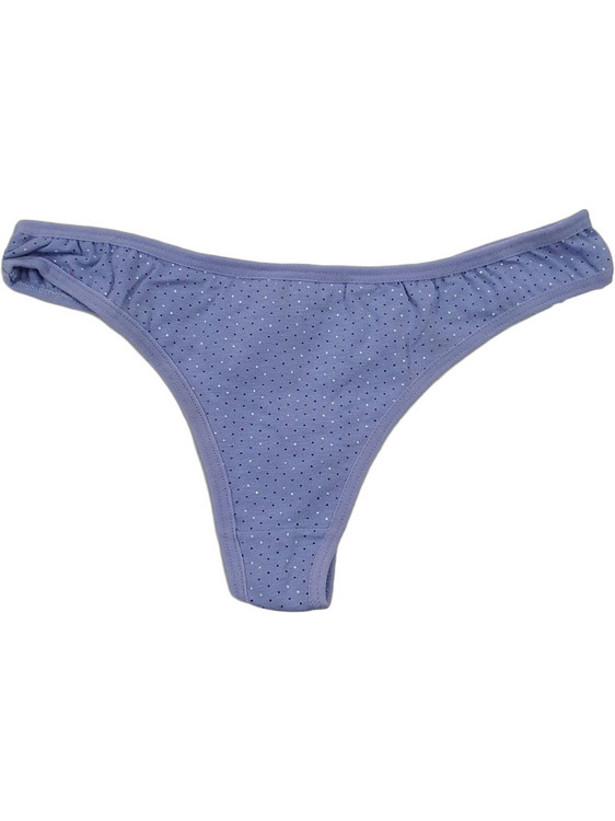Donella Βαμβακερό Γυναικείο String Μπλε M-248085