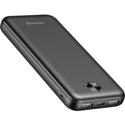 Swissten Worx Pro Power Bank 10000mAh 10.5W με 2 Θύρες USB-A & Θύρα USB-C Black