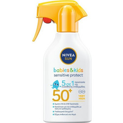 Nivea Babies & Kids Sensitive Παιδικό Αντηλιακό Spray Σώματος SPF50+ 250ml