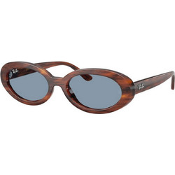 Ray-Ban RB2223 954 Γυναικεία Γυαλιά Ηλίου Οβάλ Κοκάλινα Ταρταρούγα με Μπλε Φακό