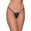 Milena By Paris Γυναικείο Sexy String Μαύρο 6866