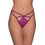 Milena By Paris Γυναικείο Sexy String με Δαντέλα Φούξια 6939