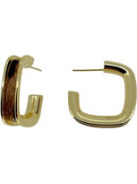 RO Accessories Γυναικεία Σκουλαρίκια Κρίκοι Xρυσά E1228