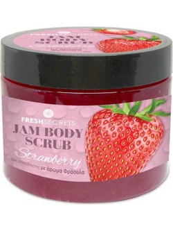 Fresh Secrets Jam Strawberry Scrub Σώματος 320ml