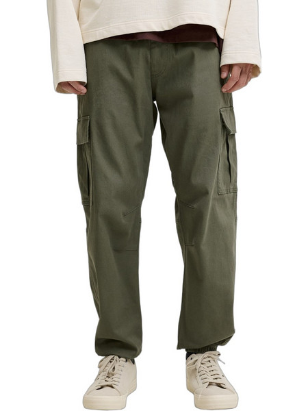 Jack & Jones Ανδρικό Παντελόνι Cargo Joggers Κανονική Εφαρμογή Χακί 12289589