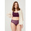 Cottonhill Γυναικείο Sexy String με Δαντέλα Μωβ CH6060