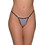 Milena By Paris Γυναικείο Sexy String Ασημί 6942