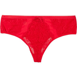 Norddiva SOFIA Γυναικείο Sexy String με Δαντέλα Κόκκινο