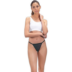 Cottonhill Γυναικείο Sexy String με Δαντέλα Κυπαρισσί CH4348