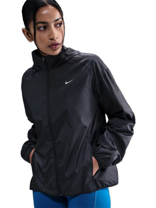 Nike Tempo Repel Αθλητικό Γυναικείο Μπουφάν Softshell Μακρύ Αδιάβροχο Μαύρο HV5769-010