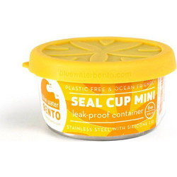 ECOlunchbox Seal Cup mini Δοχείο Φαγητού Inox 100ml Ασημί Κίτρινο