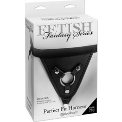 Pipedream Fetish Fantasy Perfect Fit Harness Strap On Μαύρο