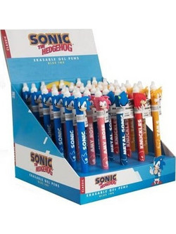 Pyramid Sonic - The Hedgehog Στυλό Gel που Σβήνει 30τμχ 5063457046026