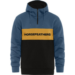 Horsefeathers Ανδρικό Φούτερ με Κουκούλα & Τσέπες Πετρόλ SM1354H