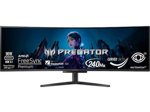 Acer Predator X49 Xbmipphuzx Ultrawide OLED HDR Curved Gaming Monitor 49" 5120x1440 240Hz 0.03ms