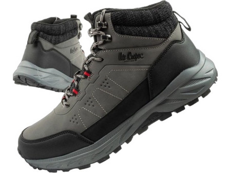 Lee Cooper Ανδρικά Μποτάκια Ανθρακί LCJ-25-01-3722M