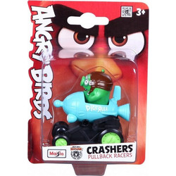 Maisto Angry Birds Crashers Pullback Racers Pig's Hot Rocket