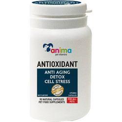Amhes Anima Vitamins Antioxidant Συμπλήρωμα Διατροφής Σκύλου & Γάτας για Ενίσχυση Ανοσοποιητικού 90 Κάψουλες