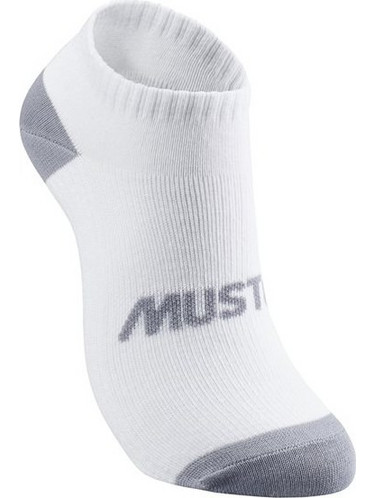 Musto Ανδρικές Κάλτσες Κοντές με Σχέδια Λευκές 3Pack 86039-002