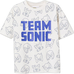 Zippy Sonic Παιδικό T-Shirt Κοντομάνικο Λευκό Μπλε 31077767041