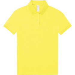 B&C Collection Γυναικεία Μπλούζα Polo Κοντομάνικη Solar Κίτρινη PW461