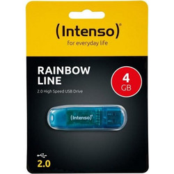 Intenso Rainbow Line 128GB USB Stick 2.0 με USB-A Μπλε