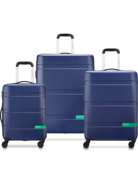 Delsey x United Colors of Benetton B0376298602 Σετ Βαλίτσες 3τμχ Navy Μπλε