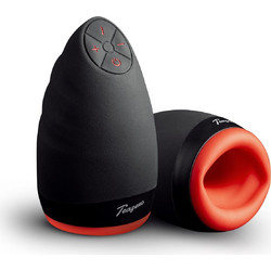 Teazers Oral Pocket Αυνανιστήρι Θερμαινόμενο με Δόνηση Black Red