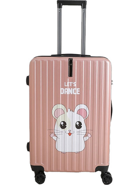 Bartuggi Mouse 718-060601 Παιδική Βαλίτσα Καμπίνας 56x33x20cm με 4 Ρόδες Ροζ