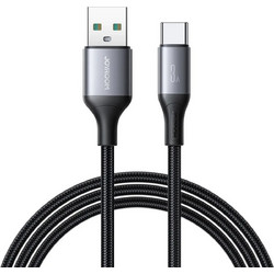 Joyroom S-A28 Flash Series Braided USB-A to USB-C 18W 1m Black