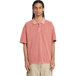 Timberland Ανδρική Μπλούζα Polo Κοντομάνικη Κοραλί TB0A5UH3EG6