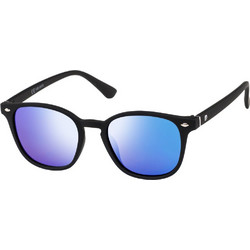 EyeLead L774 Ανδρικά Γυαλιά Ηλίου Τετράγωνα Κοκάλινα Μαύρα με Μπλε Φακό