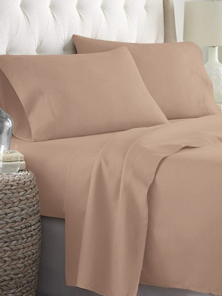 Sunshine Home Σετ Σεντόνια Υπέρδιπλα Βαμβακερά 235x270 Feelings 20 Mocha