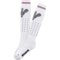 Rossignol Victory Γυναικείες Κάλτσες Ψηλές Λευκές με Σχέδια RLMWX01U-100