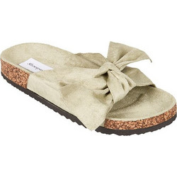 Elenross Γυναικεία Σανδάλια Suede Πράσινο Mint GS06205W