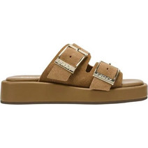 DKNY Γυναικεία Σανδάλια Suede Καφέ K1622555-BI7