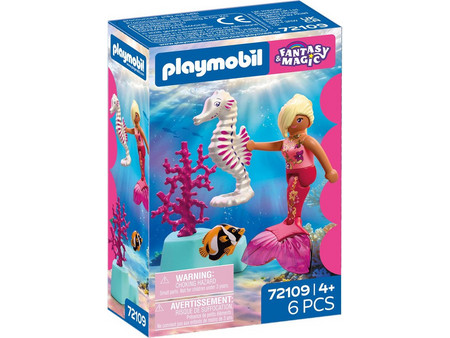 Playmobil Fantasy & Magic Γοργόνα & Ιππόκαμπος για 4+ Ετών 72109