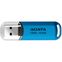 Adata C906 64GB USB Stick 2.0 με USB-A Μπλε